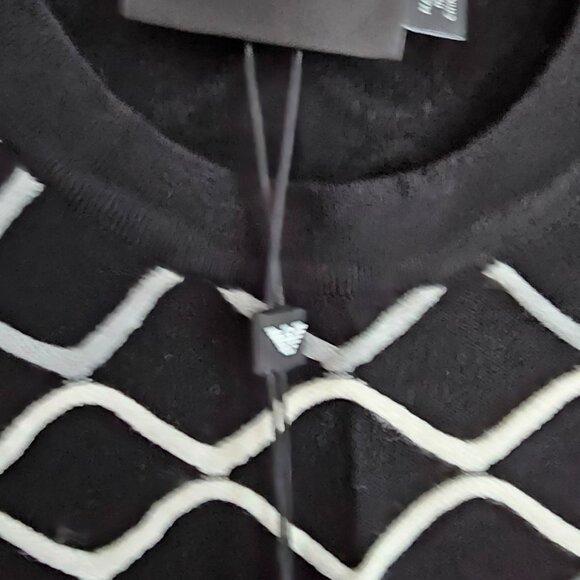 Emporio Armani Printed Crew Neck Pullover w/ Tags - Picture 5 of 7